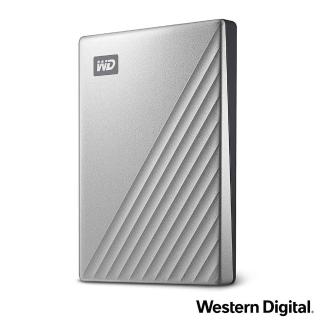 【WD 威騰】My Passport Ultra 2TB Type-C 2.5吋 行動硬碟 銀