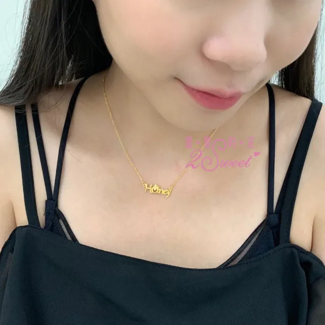 【2sweet 甜蜜約定】甜蜜情人純金造型細鍊-約重1.05錢(情人節甜蜜約定純金金飾)