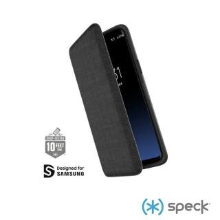 【Speck】三星 S9 Presidio Folio 黑灰色針織混紡側翻防摔保護套(保護殼)