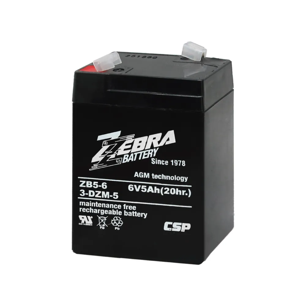 【CSP】ZB5-6 鉛酸電池6V5Ah(等同NP4-6加強版增量25%.童車電池.電子秤.電動車.照明燈)