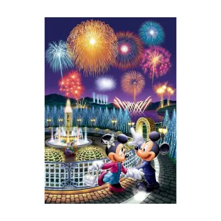【TENYO】300發光片拼圖 迪士尼家族 米奇米妮煙火世界(迪士尼 家族)