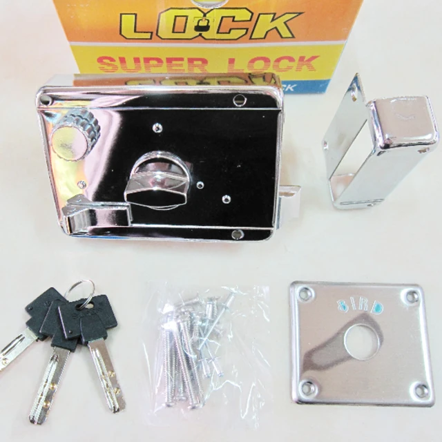 LI002 BIRD 以色列三段鎖 同號（2組一起賣）單開 電白 新卡巴鑰匙(連體式三段鎖 隱藏式門鎖 防盜鎖)