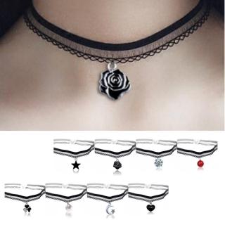 【I.Dear Jewelry】韓系氣質夜店蕾絲晶鑽吊墜珍珠鎖骨鍊頸鍊(8款)