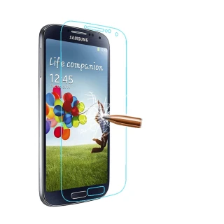 【YANG YI】揚邑 Samsung Galaxy S4 防爆防刮防眩弧邊 9H鋼化玻璃保護貼膜