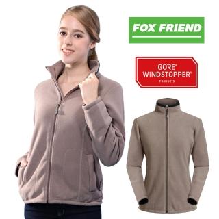 【FOX FRIEND 狐友】女款 WINDSTOPPER單件式防風外套(728 核桃)