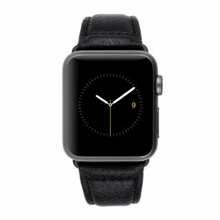 【美國CASE-MATE】APPLE WATCH 38/40mm(高質感圓石紋真皮錶帶 黑)