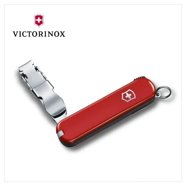 【VICTORINOX 瑞士維氏】NailClip4用瑞士刀/紅(0.6453)