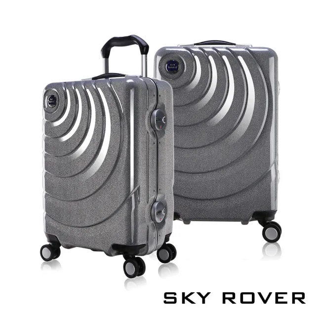 【SKY ROVER】FUN暑價 STARRY 28吋 4色可選 魔幻星辰鋁框硬殼行李箱 SRI-1547J-28(特殊耀眼星空箱身)