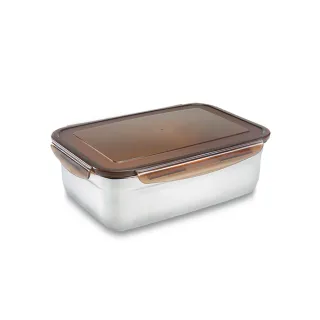 【CookPower 鍋寶】316不鏽鋼保鮮盒800ML-長方形(BVS-0801)