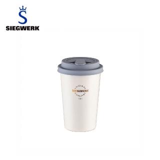 【SIEGWERK】德國琺瑯迷你隨行杯350ml 北歐白