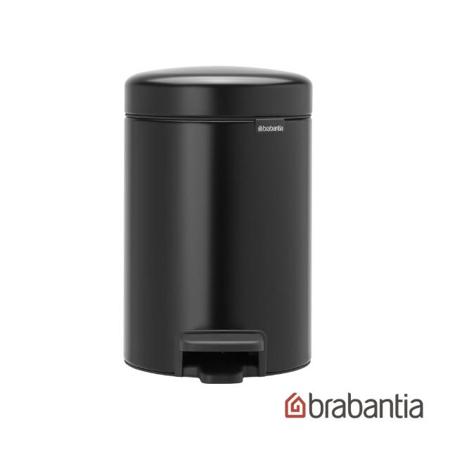 【Brabantia】NEWICON環保垃圾桶-3L尊爵黑(荷蘭百年家居精品)