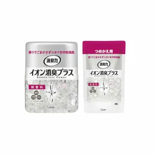 【雞仔牌】部屋離子機能PLUS消臭力-無香料(本體320g+補充包280g)