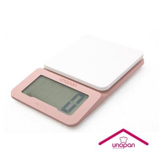 【unopan屋諾】廚房電子秤 料理秤 玫瑰金-承重3kg(UN00105)