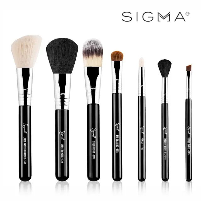 【Sigma】刷具7件組-含刷具筒 Essential Travel Brush Set(專櫃公司貨)