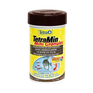 【TETRA 德彩】小型魚顆粒飼料 100ml