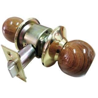 加安牌 LockWar C3A10-22 木紋系列 優美木紋 鎖閂60mm 烤漆木紋鎖(喇叭鎖 把手鎖 浴廁門用)
