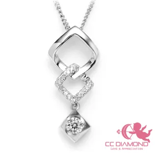 【CC Diamond】菱形舌之吻 鑽石墜子D/VVS1(臺灣製好品質)