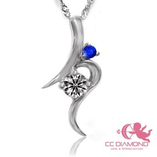 【CC Diamond】流暢線條藝術風格 鑽石墜子(臺灣製好品質)