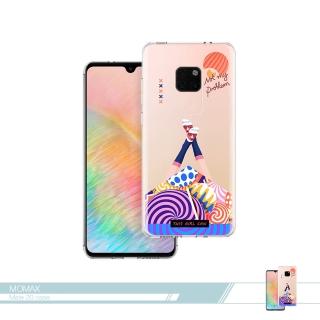 【Momax】Huawei Mate 20 防摔保護軟殼-糖果色女孩(CPHWM20P)