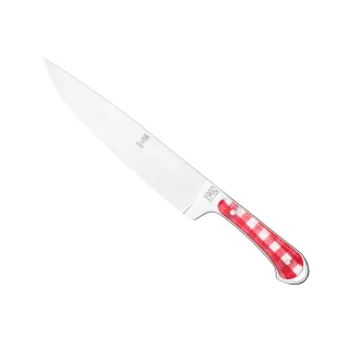 【Claude Dozorme】Vichy紅方格織布系列-主廚刀(25公分)