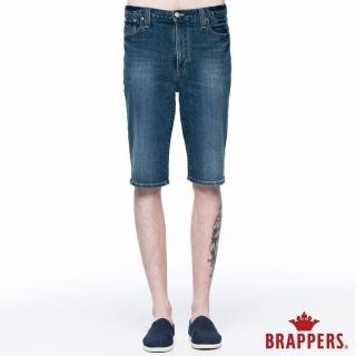 【BRAPPERS】男款 HG高腰系列-高腰彈性五分短褲(藍)