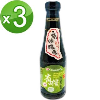 【味榮】極釀有機黑豆蔭油露320ml*3瓶