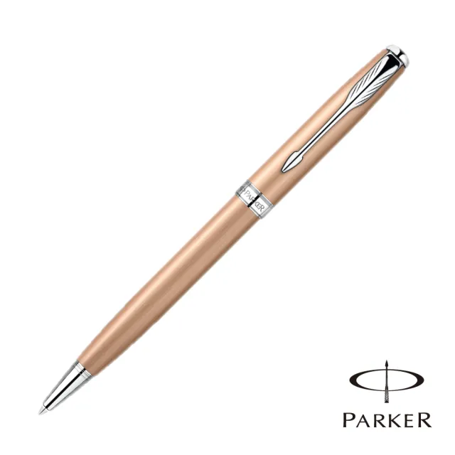 【PARKER】SONNET 商籟 玫瑰金 原子筆(美麗時尚 優雅掌握)