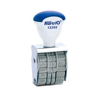 【KW-triO】手動日期印章 5mm 12505(手帳/辦公/檔案專用/除數字外內含其他字元可搭配使用)