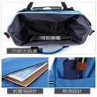 【悅生活】GoTrip 微旅行--25吋 學院風揹拉兩用前開式拉桿行李袋 藏青色(拉桿包 行李箱 防潑水 登機箱)