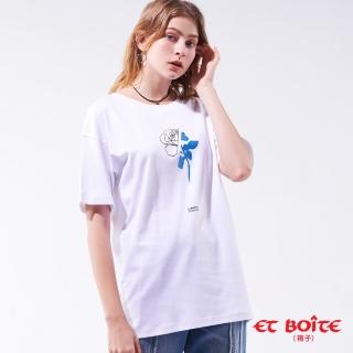 【BLUE WAY】傲嬌玫瑰長版短TEE ET BOiTE 箱子
