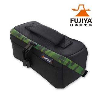 【FUJIYA 日本富士箭】限量-高緩衝大開口工具收納袋-迷彩綠/黑-小(FHC-SG)
