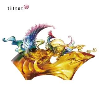 【tittot 琉園】極致風光 發財 開運(琉璃/禮物/玻璃/水晶/藝術品/擺飾/禮贈/企業/送禮/極/致/風/光)