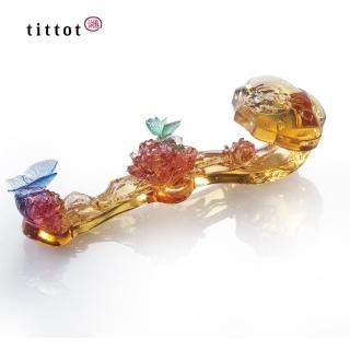 【tittot 琉園】春風如意 祝福 順利(琉璃/禮物/玻璃/水晶/藝術品/擺飾/禮贈/企業/送禮/春/風/如/意/順/利)