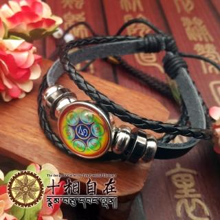 【十相自在】六道金剛咒水晶咒輪手環(Kala-041)