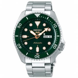 【SEIKO 精工】5 Sports系列 綻放自我機械錶 綠水鬼 情人節 禮物(4R36-07G0G/SRPD63K1)