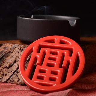 【富山香堂】富貴滿山圓香器(盤香香座富貴招財3.5盤1.5盤)