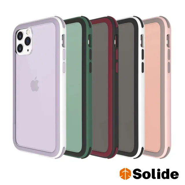 【Solide 索力得】iPhone 11 Pro Max維納斯玩 色軍規防摔手機殼