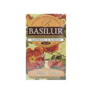 【Basilur 錫蘭茶】70181 錫蘭花果風味茶-覆盆子&玫瑰果25包 -增量版