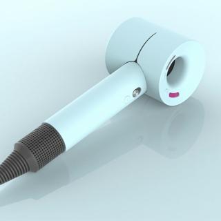 【原生良品】Dyson吹風機專用馬卡龍純色矽膠防塵保護套(天空藍)