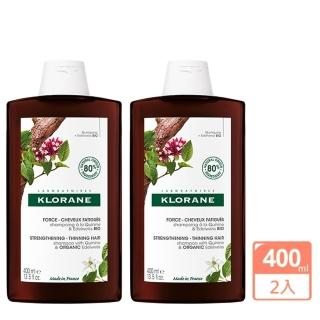 【KLORANE 蔻蘿蘭】養髮強韌洗髮精400ml(兩入組)