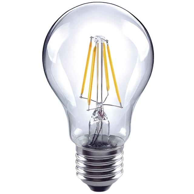 【Luxtek樂施達】買四送一 LED A60球型燈泡 全電壓 4W E27 黃光 5入(燈絲燈 仿鎢絲燈40W LED燈)