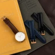 【Nordgreen】哲學家 40mm 玫瑰金殼×白面 復古棕+極夜黑+藍皮錶帶 組合裝(PH40RGLEBRLBLLNA)