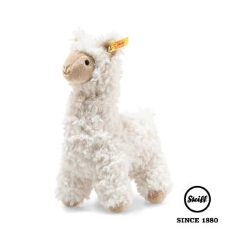 【STEIFF德國金耳釦泰迪熊】草泥馬 羊駝 Leandro Llama(動物王國 黃標)