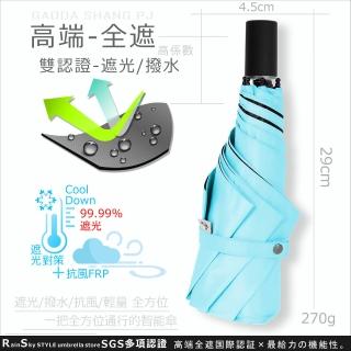 【RainSky】高階-全遮 104cm輕量加大傘-(抗UV傘 陽傘 潑水 非自動傘)