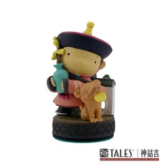 【TALES 神話言】公仔印章．朕的祝福-富貴平安．乾隆遊(文創 禮品 禮物 收藏)