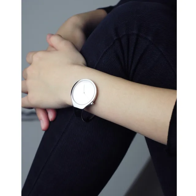 【Georg Jensen 喬治傑生】Vivianna 朵蘭 226凸面玻璃手鐲腕錶-34mm