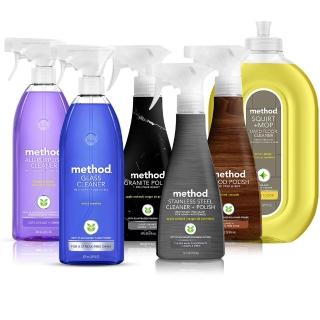 【method 美則】新屋賀禮硬質保養清潔6件組