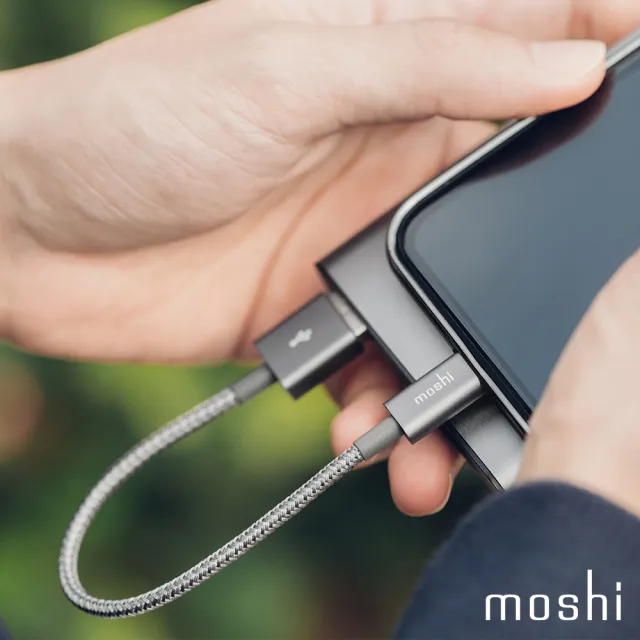 【moshi】Integra 強韌系列 Lightning To USB-A 充電線/傳輸線 編織線（0.25 M）(iPhone充電線)