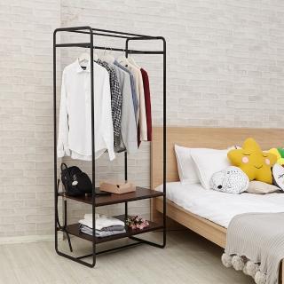 【H&R 安室家】工業風雙層板大型衣架