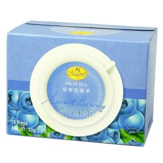 【曼寧】藍莓果茶包2gx15入x1盒(果茶;無咖啡因;纖盈身材)